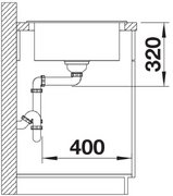 Мойка BLANCO ELON XL 6 S мягкий белый, клапан-автомат фото 4 в Санкт-Петербурге