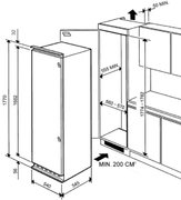 Встраиваемый холодильник Smeg LB30AFNF фото 4 в Санкт-Петербурге