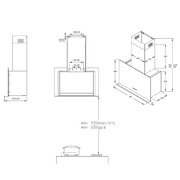 Вертикальная вытяжка Korting KHC 65330 GN фото 4 в Санкт-Петербурге