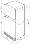 Холодильник Smeg FAB50X фото 3 в Санкт-Петербурге