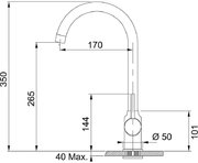 Смеситель Franke Pola Neo серый фото 4 в Санкт-Петербурге