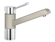 Смеситель Blanco Zenos chrome/Silgranit песочный фото в Санкт-Петербурге