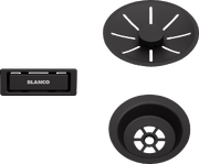 Набор декоративных элементов Blanco C-overflow и InFino® черный матовый одна чаша 239975 фото в Санкт-Петербурге