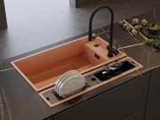 Мойка Omoikiri KINARU PRO 86-U/I MO фото 2 в Санкт-Петербурге