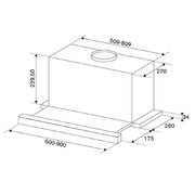Встраиваемая вытяжка Bertazzoni KTE60MOD1B фото 4 в Санкт-Петербурге