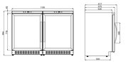 Винный шкаф Dometic B68G Double Basic фото 3 в Санкт-Петербурге