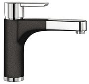 Смеситель Бланко Pylos-S chrome/Silgranit антрацит фото в Санкт-Петербурге Смеситель Blanco Pylos-S chrome/Silgranit антрацит фото в Санкт-Петербурге