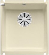 Мойка Бланко SUBLINE 375-U керамика отводная арматура InFino® жасмин фото в Санкт-Петербурге Мойка Blanco SUBLINE 375-U керамика отводная арматура InFino® жасмин фото в Санкт-Петербурге