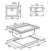 Мойка Смег VS57AV фото 2 в Санкт-Петербурге Мойка Smeg VS57AV фото 2 в Санкт-Петербурге