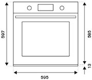 Духовой шкаф с функцией пара Bertazzoni F6011HERVPTAX фото 4 в Санкт-Петербурге