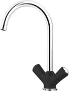 Смеситель Бланко Amona chrome/silgranit антрацит фото в Санкт-Петербурге Смеситель Blanco Amona chrome/silgranit антрацит фото в Санкт-Петербурге