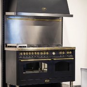 Вытяжка Lofra DOLCEVITA 150 BLACK MATT & BRASS фото 3 в Санкт-Петербурге