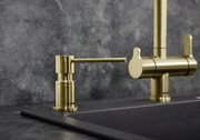 Дозатор для жидкого мыла Blanco Lato 527721 сатиновая платина фото 2 в Санкт-Петербурге