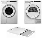 Asko Logic 13 (стиральная машина W4086C.W/3 + сушильная машина T408HD.W + выдвижная полка HSS1053W)