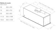 Встраиваемая вытяжка Pando EVO/580.11 INOX V.850 SEC фото 2 в Санкт-Петербурге