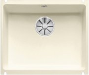 Мойка Blanco SUBLINE 500-U керамика отводная арматура InFino® глянцевая магнолия фото в Санкт-Петербурге