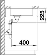 Мойка BLANCO SOLIS 180-U нержавеющая сталь фото 4 в Санкт-Петербурге