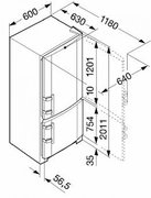 Холодильник Liebherr CNsl 4003 NoFrost фото 3 в Санкт-Петербурге