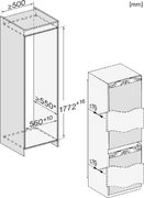 Встраиваемый холодильник Miele KFN 7744 C фото 3 в Санкт-Петербурге