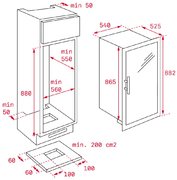 Винный шкаф Teka RVI 35 BLACK-SS фото 2 в Санкт-Петербурге