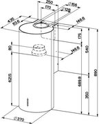 Вытяжка Faber CYLINDRA PLUS BK MATT A37 фото 2 в Санкт-Петербурге
