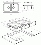 Мойка Smeg LS201AV фото 2 в Санкт-Петербурге
