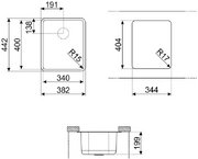 Мойка Смег VSTR34CUX фото 2 в Санкт-Петербурге Мойка Smeg VSTR34CUX фото 2 в Санкт-Петербурге