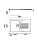 Мойка Смег LSEQ861AV фото 2 в Санкт-Петербурге Мойка Smeg LSEQ861AV фото 2 в Санкт-Петербурге