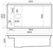 Мойка Омойкири Kinaru Pro 86-U/I WG Wind Green фото 4 в Санкт-Петербурге Мойка Omoikiri Kinaru Pro 86-U/I WG Wind Green фото 4 в Санкт-Петербурге