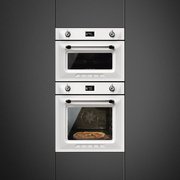 Компактный духовой шкаф с пароваркой Smeg SF4920VCB1 фото 2 в Санкт-Петербурге