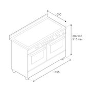 Варочный центр Bertazzoni MAS120 6G MFE D XT фото 4 в Санкт-Петербурге
