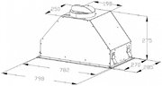 Встраиваемая вытяжка Korting KHI 9828 GN фото 3 в Санкт-Петербурге