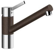 Смеситель Бланко Tivo chrome/Silgranit кофе фото в Санкт-Петербурге Смеситель Blanco Tivo chrome/Silgranit кофе фото в Санкт-Петербурге