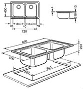 Мойка Смег LL862 фото 2 в Санкт-Петербурге Мойка Smeg LL862 фото 2 в Санкт-Петербурге