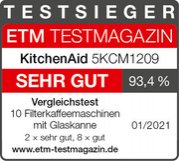 Кофеварка KitchenAid 5KCM1209EDG фото 4 в Санкт-Петербурге