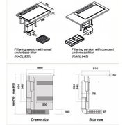 Варочная панель с вытяжкой FALMEC INDUCTION HOB INOX (880) фото 4 в Санкт-Петербурге