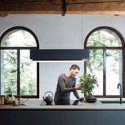 Вытяжка Falmec CIRCLE.TECH Levante 120 graphite glass фото 2 в Санкт-Петербурге