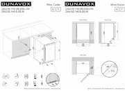 Винный шкаф Dunavox DAU-46.138B фото 4 в Санкт-Петербурге