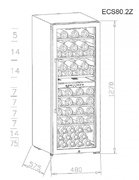 Винный шкаф La Sommeliere ECS80.2Z фото 2 в Санкт-Петербурге