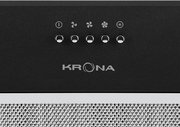 Вытяжка Krona AMBRA 600 black PB фото 3 в Санкт-Петербурге
