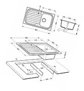Мойка Smeg LS101CO фото 2 в Санкт-Петербурге