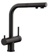 Смеситель Бланко FONTAS-S II 526672 Silgranit матовый черный фото в Санкт-Петербурге Смеситель Blanco FONTAS-S II 526672 Silgranit матовый черный фото в Санкт-Петербурге