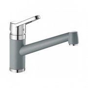 Смеситель Бланко ACTIS Сочетание материалов хром/керамика серый алюминий фото в Санкт-Петербурге Смеситель Blanco ACTIS Сочетание материалов хром/керамика серый алюминий фото в Санкт-Петербурге