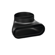 Угловой соединительный элемент (переходник) для плоского и круглого каналов BORA EFR90/1 фото в Санкт-Петербурге