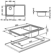 Мойка Смег LM861D фото 2 в Санкт-Петербурге Мойка Smeg LM861D фото 2 в Санкт-Петербурге