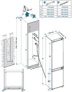 Встраиваемый холодильник Jacky`s JR BW1770 фото 3 в Санкт-Петербурге