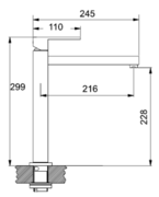 Смеситель Франке Planar Torre хром фото 2 в Санкт-Петербурге Смеситель Franke Planar Torre хром фото 2 в Санкт-Петербурге