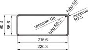 Переходник промежуточный прямоугольный Фабер RCR 220x90 мм фото 2 в Санкт-Петербурге Переходник промежуточный прямоугольный Faber RCR 220x90 мм фото 2 в Санкт-Петербурге