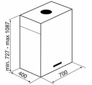 Вытяжка Korting KHA 7950 X Cube фото 3 в Санкт-Петербурге