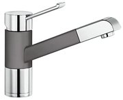 Смеситель Бланко Zenos-S chrome/Silgranit темная скала фото в Санкт-Петербурге Смеситель Blanco Zenos-S chrome/Silgranit темная скала фото в Санкт-Петербурге